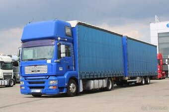 MAN TGA 18.480, EURO 4, SPACÍ NÁSTAVBA, PRŮJEZDNÝ + MAV