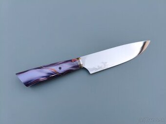 Ručne vyrobený kuchynský nôž N690 – leštený,