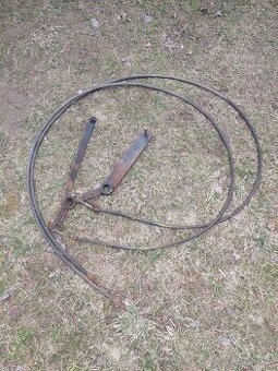 Páka zapínania hydrauliky + lanko