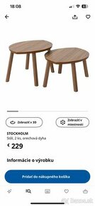IKEA STOCKHOLM stolíky