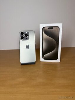 iPhone 15 Pro, 256 GB, sivá farba