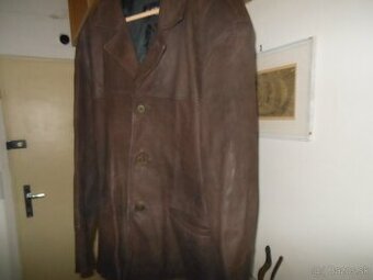 Kožený pánsky kabát značka KCERO č.56