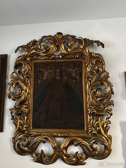 Predám nádherný starý drevený florentinský rám