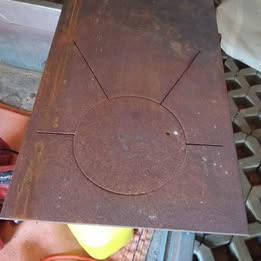 Ocelová Platňa na sporák 39,5 x 64,5 cm