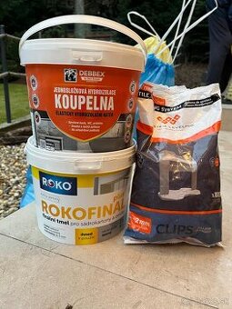 Hydroizolacia, finalny tmel a klipsy 2 mm