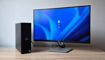 kancelárske pc Intel Core i3 8100 3.60ghz +27LCD QHD DELL - 1