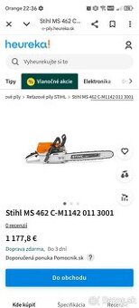Predám Stihl 462 a Stihl 440