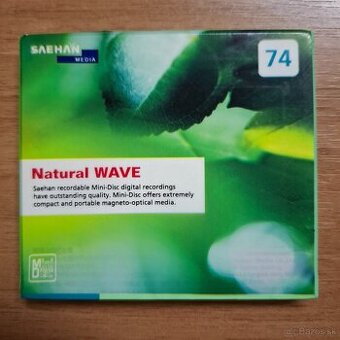 SAEHAN - MD 74 min / natural WAVE / Minidisc / nové