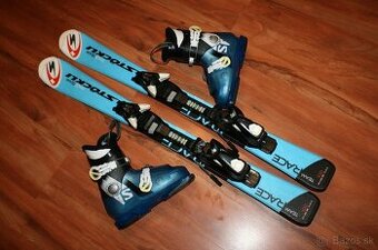 lyže Stockli race team 100 cm , lyžaky salomon
