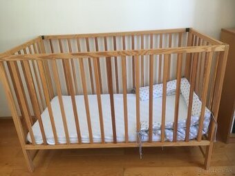 Detská postieľka+vanička+sedačka