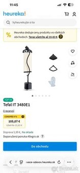 Naparovac oblecenia tefal