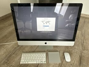 iMac 27 mid-2011 + Apple Magic klávesnica, myš a trackpad