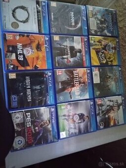 Predám rôzne hry na psp 4+pro hry