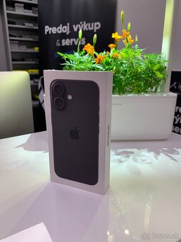 Nový iPhone 16 Black I 2r. záruka