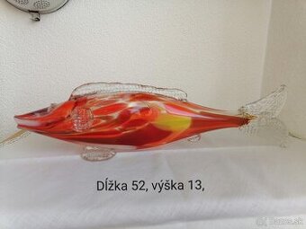 Ryby - fúkané hutné sklo