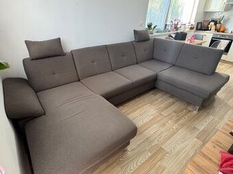 Rozkladací gauč tvaru u