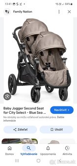 Baby Jogger city select twin