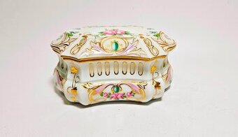 porcelánová dóza stará Viedeň