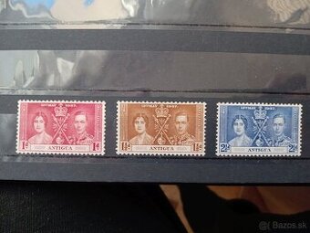Poštové známky č.396 - Antigua - korunovácia