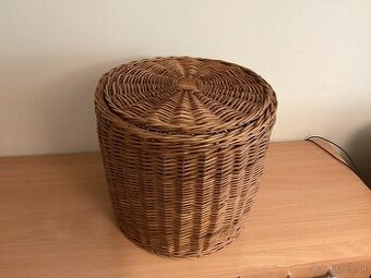 Predám pletený prútený kôš - 1