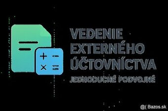 Externé účtovníctvo a mzdy pre firmy a živnostníkov