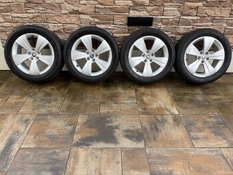 ZIMNÁ SADA ALU DISKY SKODA 5x112 R17+ZIMNÉ PNEU 215/55 R17
