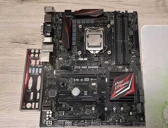 Doska+CPU: ASUS Z170 PRO GAMING+Core i7-6700K(4.0 GHz)