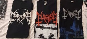 Metalové tričká Mayhem (Black Metal)