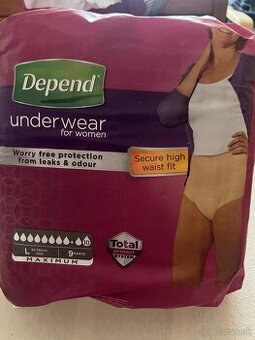 Plienkove inkontinencne nohavicky Depend 3 eura-9ks