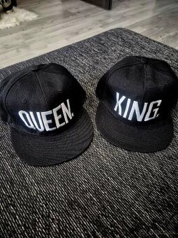Šiltovka King & Queen biely nápis