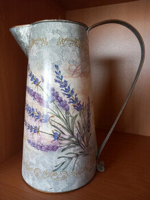 Váza, zinkový plech 27x15x10 cm