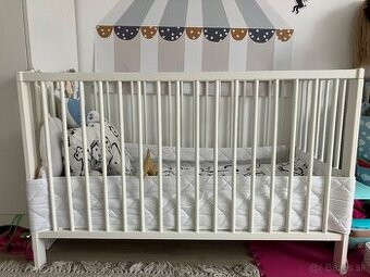 Ikea detska postielka Gulliver s matracom