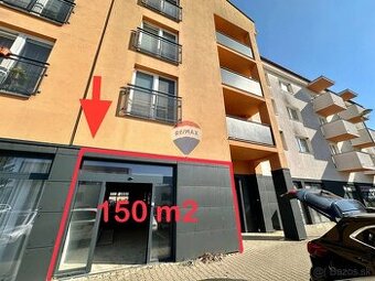 Priestranný obchodný priestor   150m2  v  novostavbe Letka  