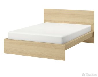 IKEA MALM Posteľ 140x200 + rošt + matrac