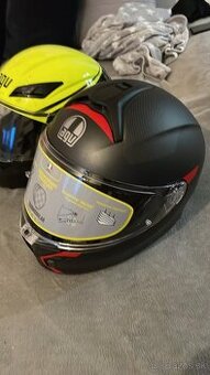 AGV Tourmodular Frequency čierna/Červená S