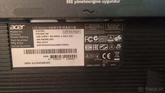 Monitor Acer k242hl
