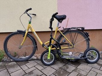 bicykel Herkules plus kolobežka