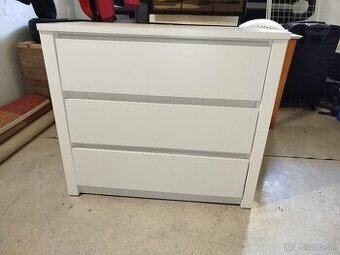 Biela komoda š90 x h40 z v85cm