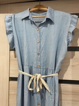 Šaty dzinsoveho vzhľadu