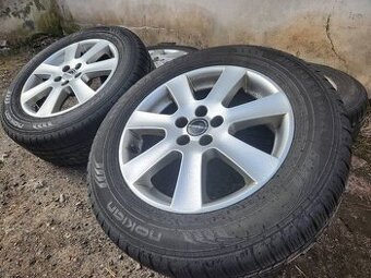 Alu kola Borbet 16” 5x100 + pneu Nokian – Škoda