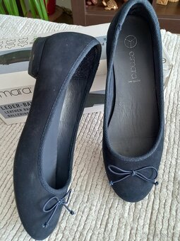 Dámske-dievčenské topánky-balerínky veľ. č. 38 - tmavomodré