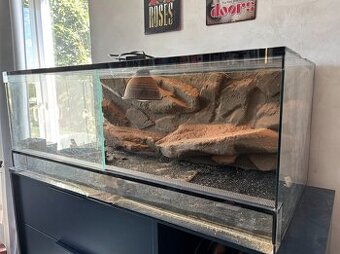 Terárium s 3D stenou 100x45x40cm