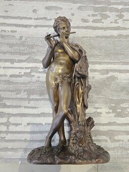 Starožitna bronzová socha 53cm