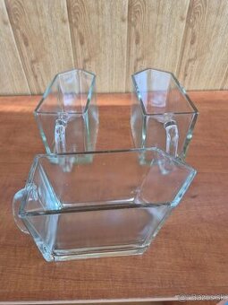 Retro sklenené dozy