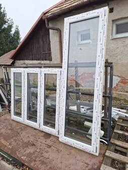 Predám nové plastové okno a b.dvere