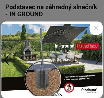 Podstava na slnečník IN-GROUND