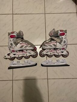 Detske korčule kolieskove+ na ľad