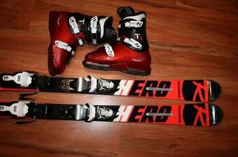 Rossignol Hero , drevene jadro 130 cm lyže