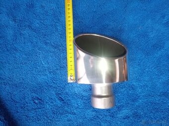 Koncovka výfuku ovál nerez