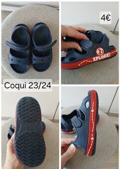 Chlapčenské gumené sandále Coqui 23/24